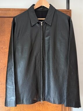 ISDA & Co Men's Genuine Leather Jacket